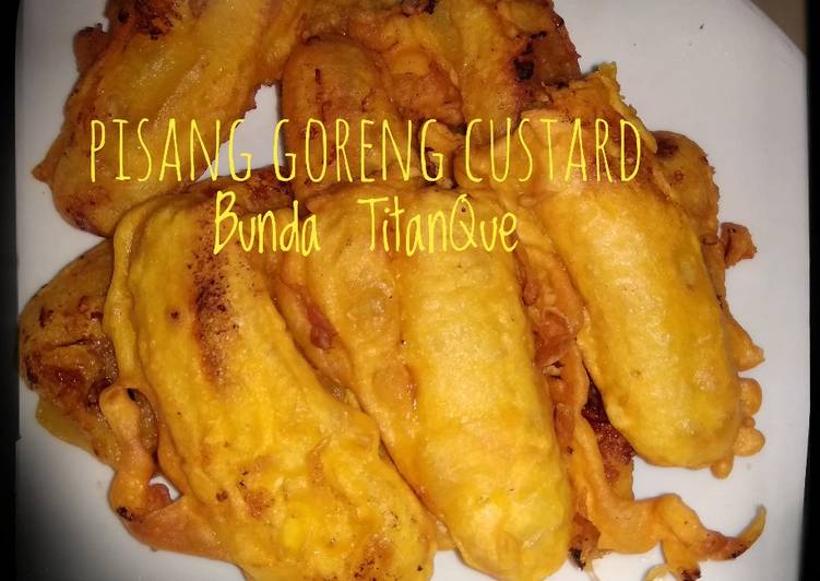 Pisang Goreng Custard