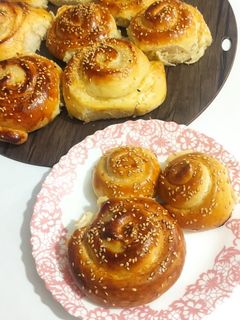 عکسی از دستور نان شیرمال کرمدار
