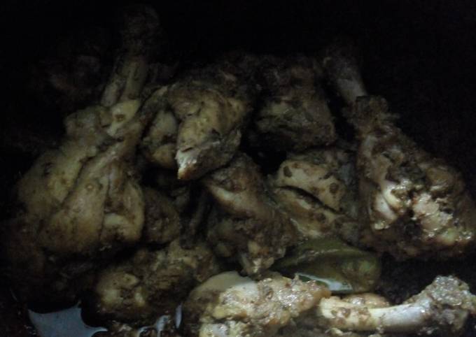 Recipe of Super Quick Homemade Healthy Hara steam charcoal chicken🐔