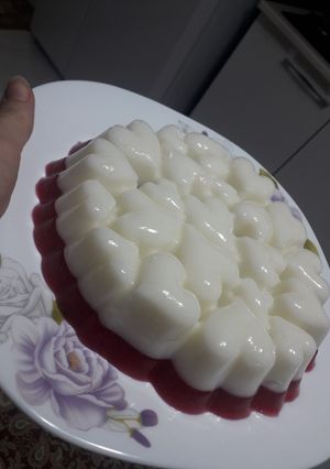 عکسی از دستور ژله شیر ارزو ساز😎
