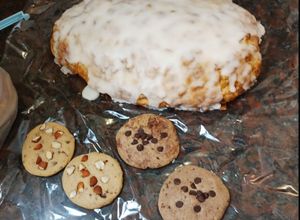 Una foto de Stollen (pan dulce alemán) Receta Simple