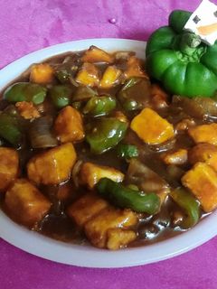 चिली पनीर (chilli paneer recipe in Hindi) रेसिपी मुख्य फोटो