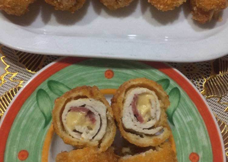 Resep Mini Chicken Cordon Blue, Enak Banget