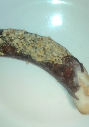 Una foto de Ricos chocobananos con maní
