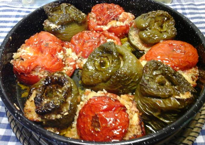 How to Prepare Andrew Copley Stuffed Tomatoes and Peppers