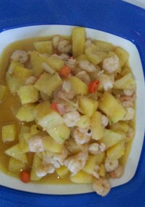 Foto resep Udang nanas