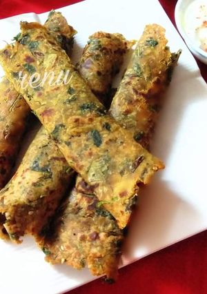 मेथी के थेपले (methi ke theple recipe in Hindi) रेसिपी मुख्य फोटो