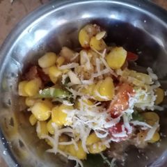 A picture of Sweet corn chaat.