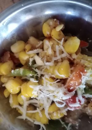 A picture of Sweet corn chaat.