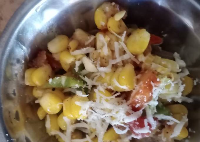 Sweet corn chaat Recipe