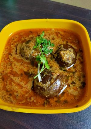 A picture of Stuffed Masala baigan(brinjal).