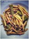 Tumis Sulur Keladi dan Okra ala Violet Azalea