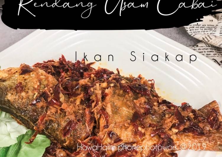 Resep Rendang Asam Cabai, Lezat Sekali