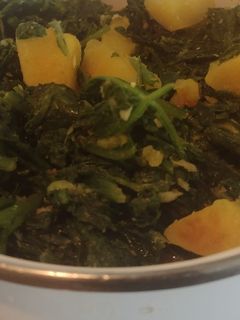 পালং শাকের ঘন্ট(palak saager ghonto recipe in Bengali) রেসিপির প্রধান ছবি
