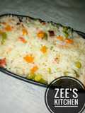 Lemon vegetables rice