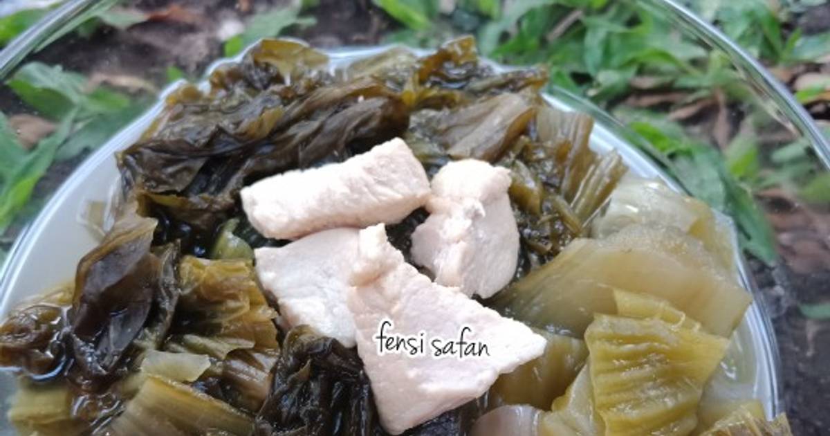 Resep Sayur Sawi Asin Oleh Fensi Safan Cookpad