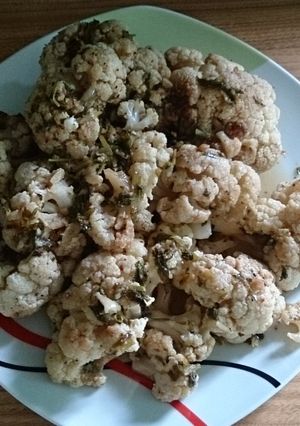 Una foto de Coliflor a la molinera (Olla de cocción lenta-SlowCooker)