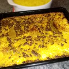 A picture of Bobotie.