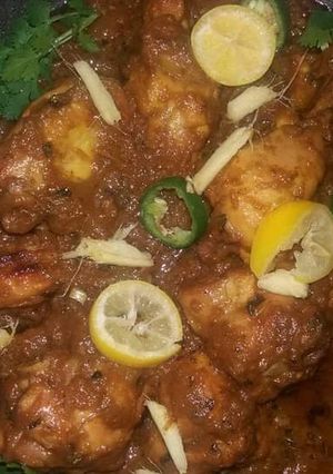 A picture of Chicken karahi.
