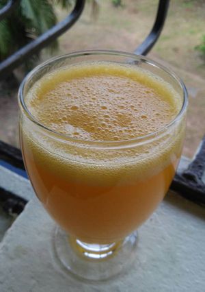 Una foto de Jugo de mango sin azúcar