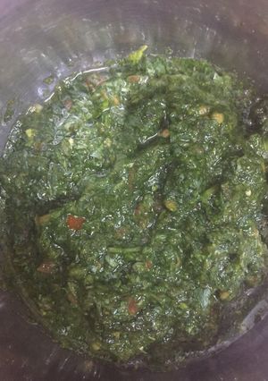 A picture of Pudina chutney.