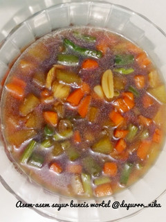 Foto resep Asem -asem sayur buncis wortel