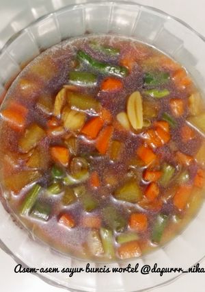 Foto resep Asem -asem sayur buncis wortel