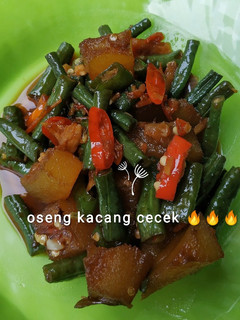 Foto resep Oseng kacang cecek
