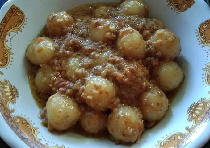 Resep Cilok bumbu Kacang simpel yang Enak Banget