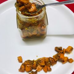A picture of Raw turmeric pickle.