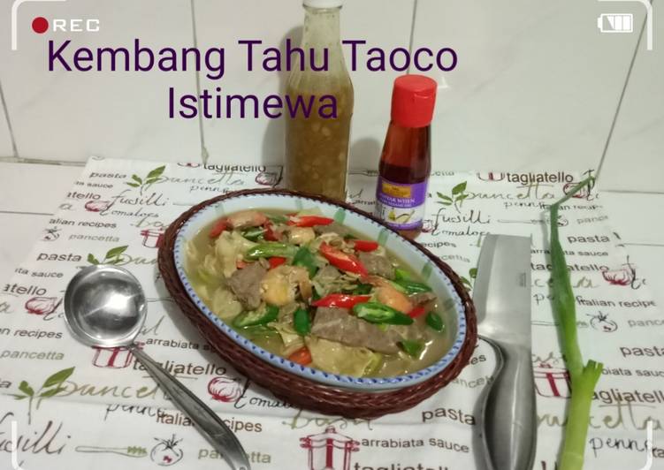 Resep Kembang Tahu Taoco Istimewa, Enak Banget