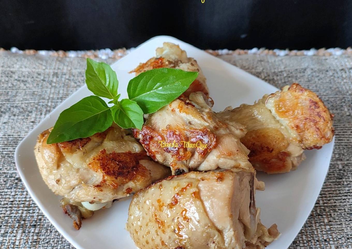 Ayam Ungkep Bawang Putih Bakar Teflon