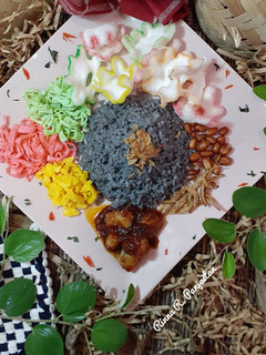 Foto resep Nasi Lemak Bunga Telang Berempah