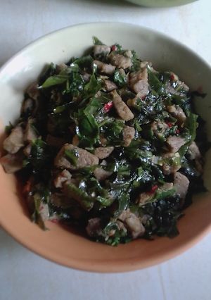 Foto resep Tumis daun SO + gajes