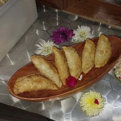 A picture of Jaggery Gujiya.