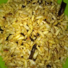 Puffed rice namkeen A picture of Puffed rice namkeen.