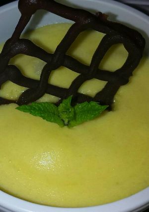 Una foto de Mousse de mango