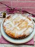 Crostata di ricotta, uvetta, pinoli e canditi