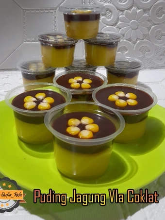 Cara Gampang Membikin Resep Puding Jagung Vla Coklat yang Lezat Sekali Anti Ribet, Menggugah Selera