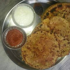 DHaba style stuff paratha A picture of DHaba style stuff paratha.