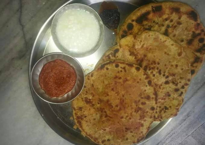 DHaba style stuff paratha