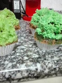 Una foto de Cupcakes chocolate (cactus)