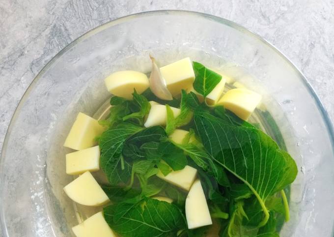 Resep Sayur Bening Bayam Tofu Oleh Eunike Kartini Cookpad