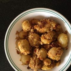 A picture of Fire Balls (Baby potatoes fry).