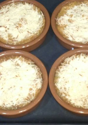 Una foto de Gratinado de dos purés