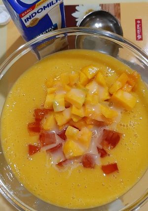 Foto resep Es Puding Mangga Segar