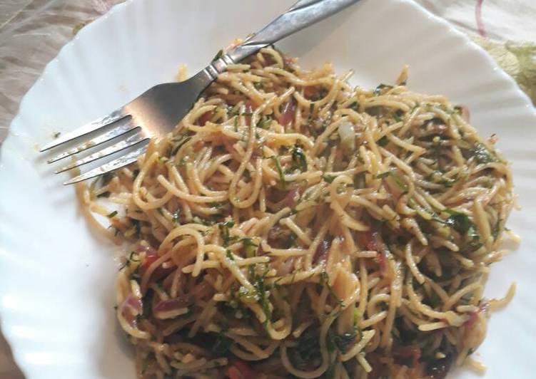 Simple Way to Prepare Favorite Fried spaghetti