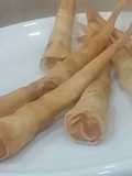 43. Gambas con pasta brisa (2 recetas)