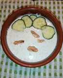 Dip de queso fresco batido y pepino