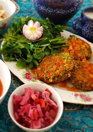 عکسی از دستور یومورتا کوفته سی (کوفته سبزیجات)